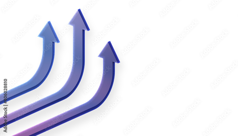 3D Rendered business arrow up direction concept to success target. Finance growth vision stretching rising up. Return on investment ROI. chart salary increase profit background for banner or website 3D Rendered business arrow up direction concept to success target. Finance growth vision stretching rising up. Return on investment ROI. chart salary increase profit background for banner or website