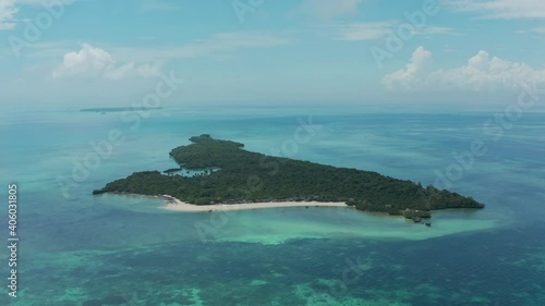 aerial view of the Tanzania Islands photo