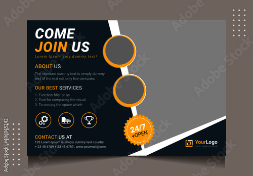 Fitness Center Business Flyer Template