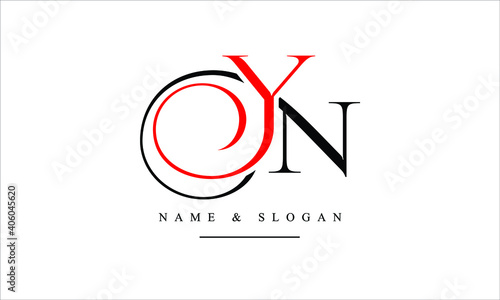 NY, YN, N, Y abstract letters logo monogram