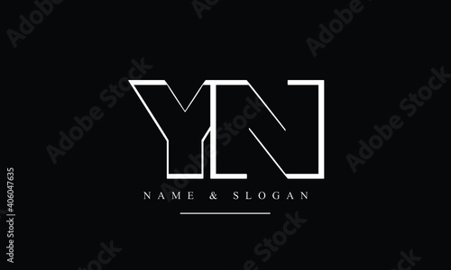 NY, YN, N, Y abstract letters logo monogram