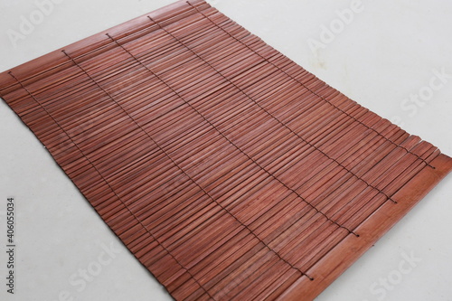 bamboo mat side view
