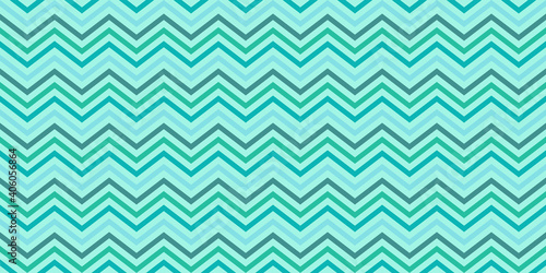 seamless chevron pattern, zigzag blue green color shades background 