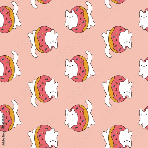 Pattern  for fabric. Author's print. 