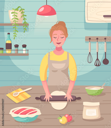 Hobby Cartoon Composition