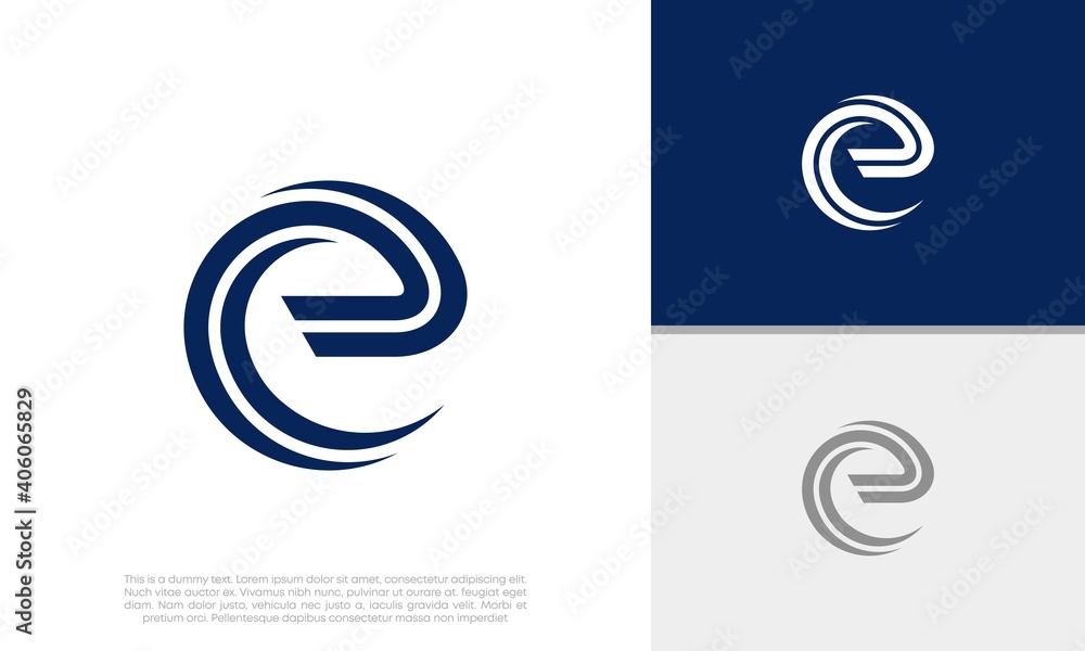 Initials E EE logo design. Initial Letter Logo. Initials E EE logo design. Initial Letter Logo.
