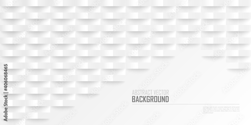 White abstract vector background. White and grey geometric paper art style background, texture can be used in cover, book, poster, website or advertising design. White abstract vector background. White and grey geometric paper art style background, texture can be used in cover, book, poster, website or advertising design.