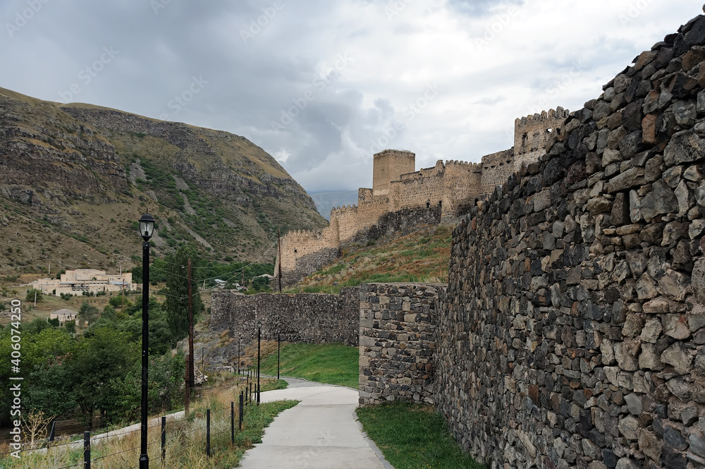 Khertvisi fortress view in Georgia