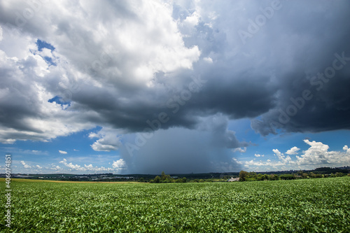 storm in the soy plantation