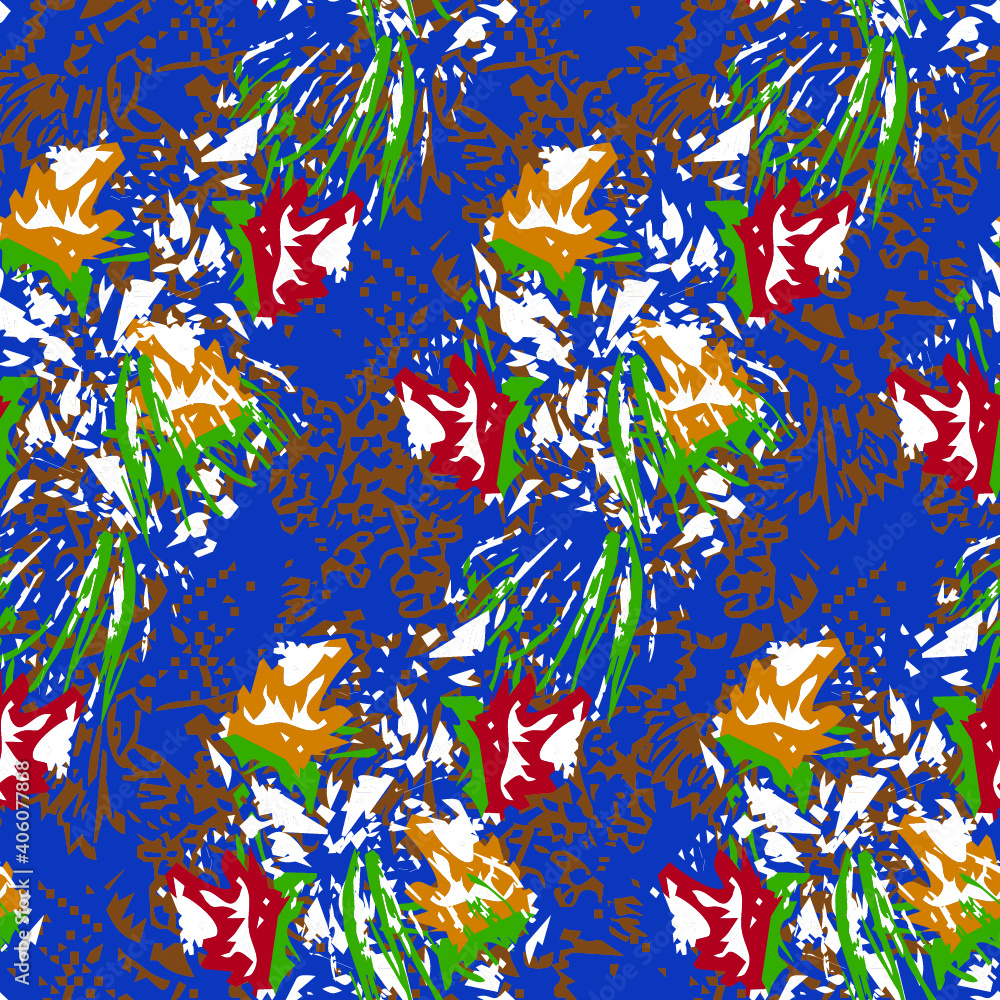 seamless pattern with flowers seamless pattern with flowers
