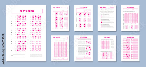 Test Paper Answers Set