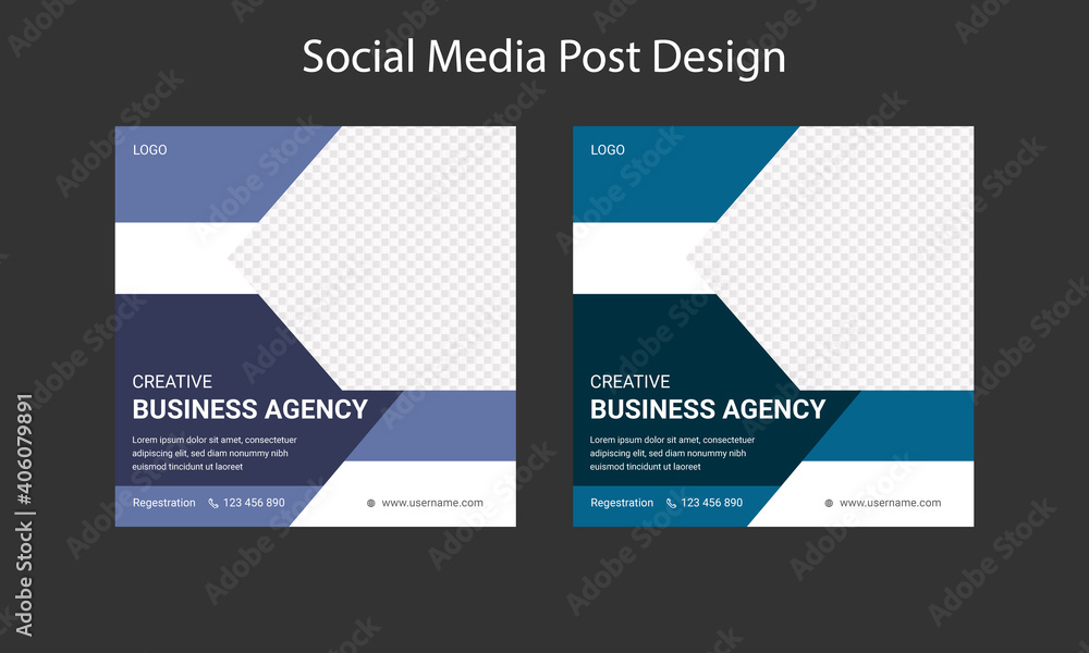 Social Media Post Template Design Social Media Post Template Design