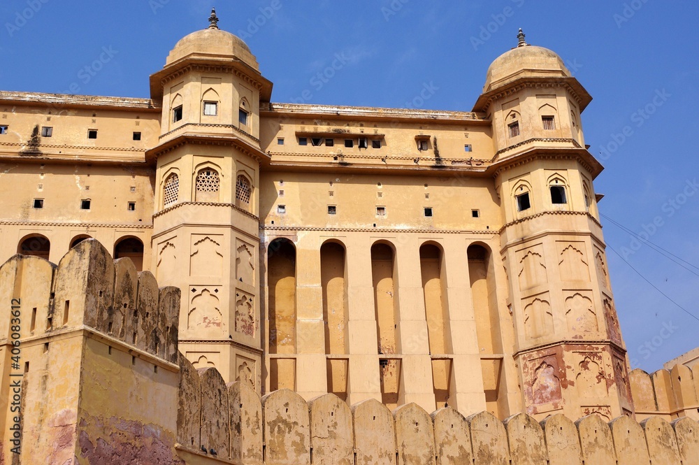 Le fort d'Amber à Amber, Jaipur, Rajasthan, Inde
