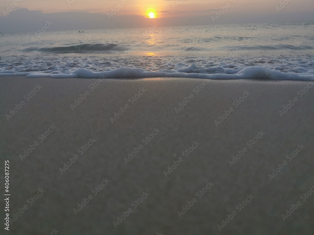 Fototapeta premium sunset on the beach