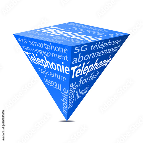 Pyramide 3D Téléphonie v2