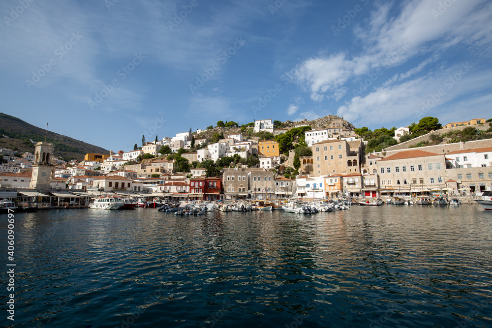 view of the bay hydra island