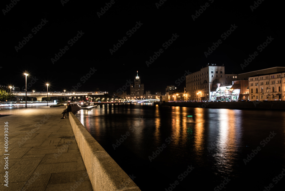 photos of Moscow at night