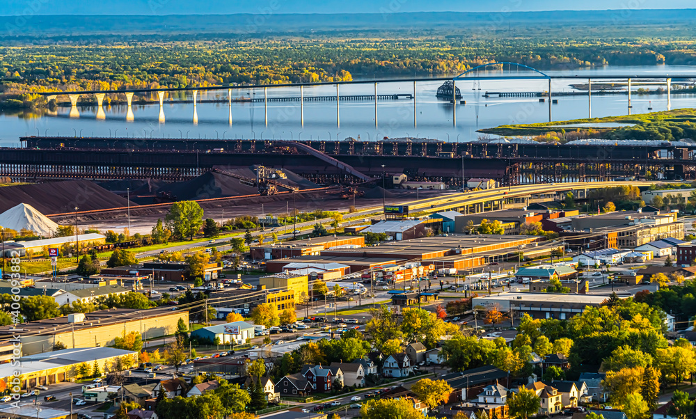 PHOTOS OF ST LOUIS BAY IN DULUTH MINNESOTA SHOT FROM SKYLINE TRAIL INCLUDES FALL COLORS PHOTOS OF ST LOUIS BAY IN DULUTH MINNESOTA SHOT FROM SKYLINE TRAIL INCLUDES FALL COLORS