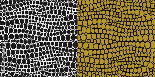 Crocodile skin pattern. Abstract crocodile skin pattern on white background