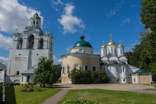 view of the Church of the Yaroslavl wonderworkers, photo was taken on a sunny summer day