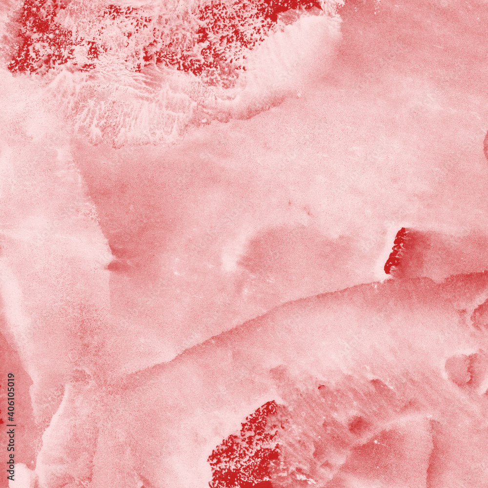 Red ink and watercolor texture on white paper background. Paint leaks and decalcomania effects. Hand-painted gouache abstract image. Mess on the canvas. Red ink and watercolor texture on white paper background. Paint leaks and decalcomania effects. Hand-painted gouache abstract image. Mess on the canvas.