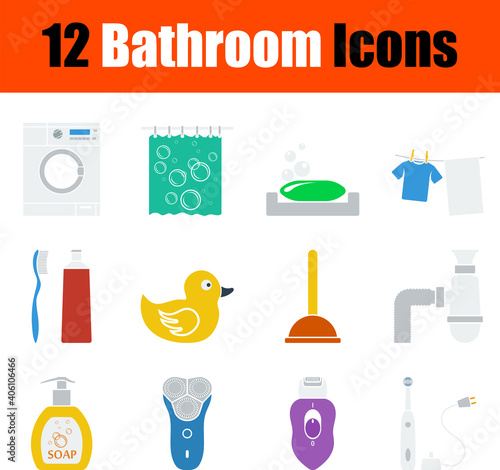 Bathroom Icon Set