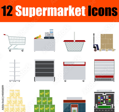 Supermarket Icon Set