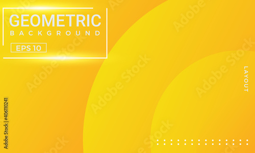 Yellow gradient geometric background. Perfect for copybook brochures, school books, Notebook paper, book, magazine template.