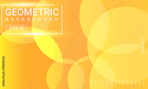 Yellow gradient geometric background. Perfect for copybook brochures, school books, Notebook paper, book, magazine template.