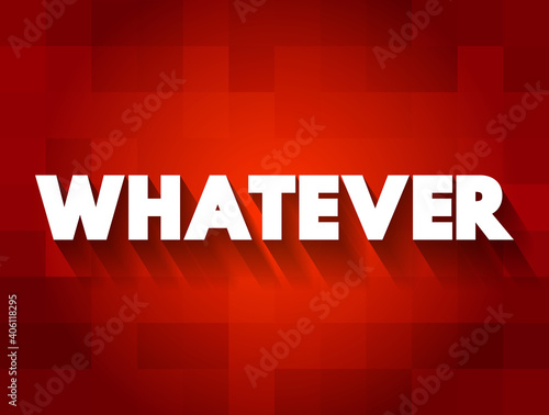 Whatever text, business concept background