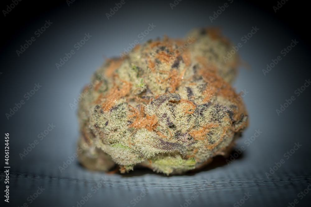 Close up detail of high grade Canadian marijuana bud Close up detail of high grade Canadian marijuana bud