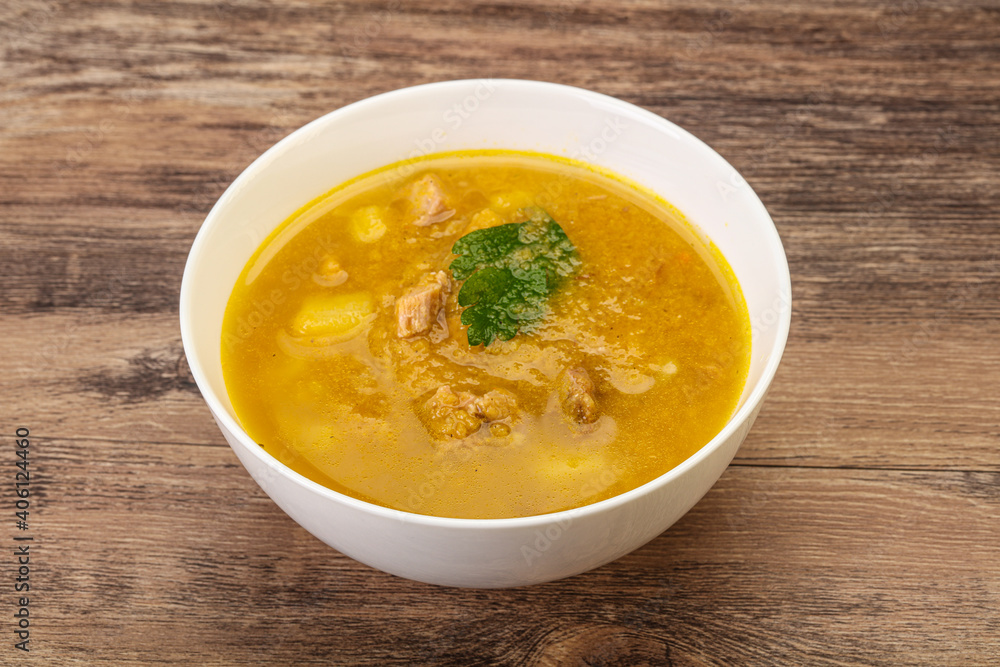 Pea soup with smoked meat Pea soup with smoked meat