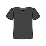 T-shirt Flat Illustration