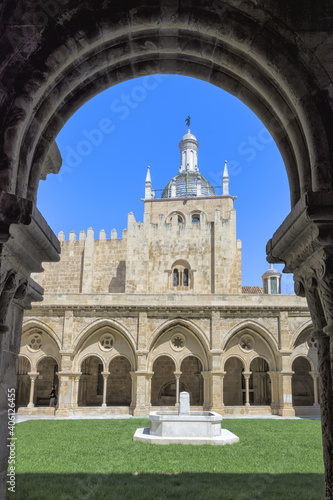 Santa Cruz Monastery, Cloister, Coimbra old city, Beira Province, Portugal, Unesco World Heritage Site