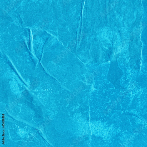 Cardboard blue abstract pattern texture close-up. Retro old paper background. Grunge concrete wall. Vintage blank wallpaper. © artistmef