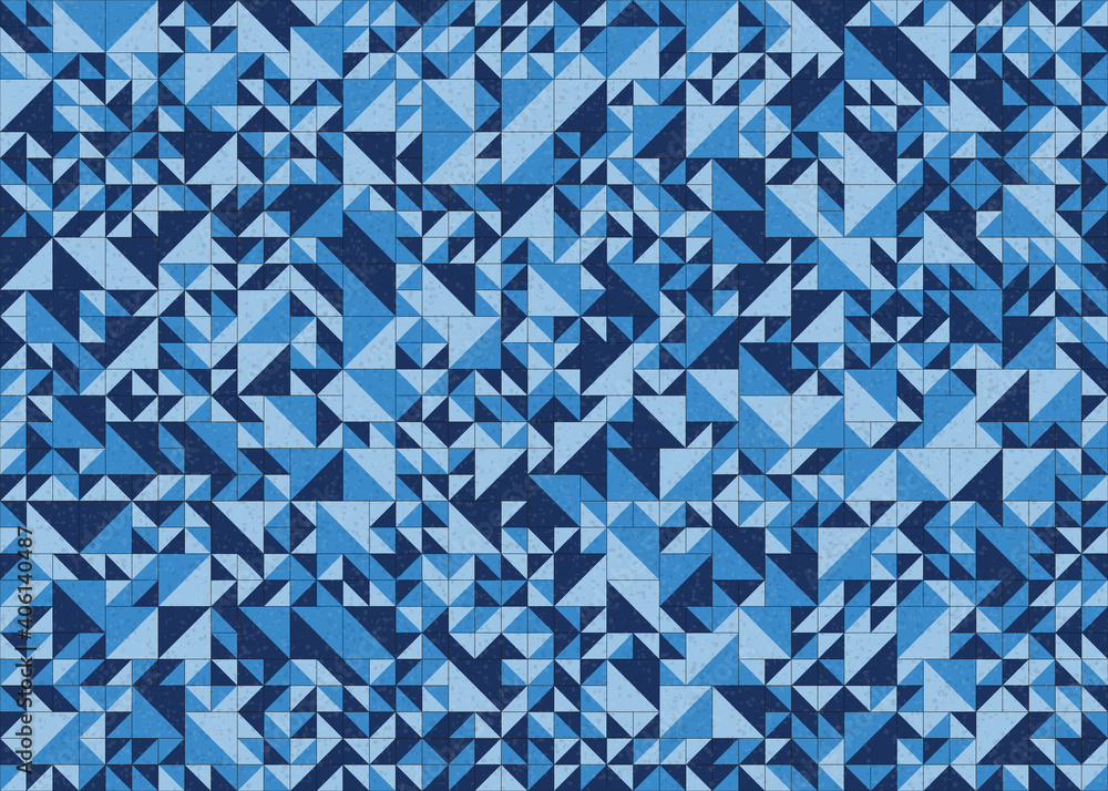 Fototapeta premium Abstract Geometric Pattern generative computational art illustration