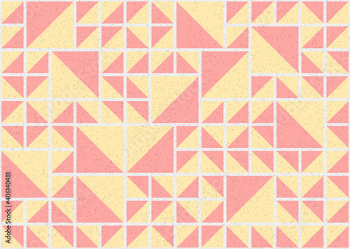 Abstract Geometric Pattern generative computational art illustration