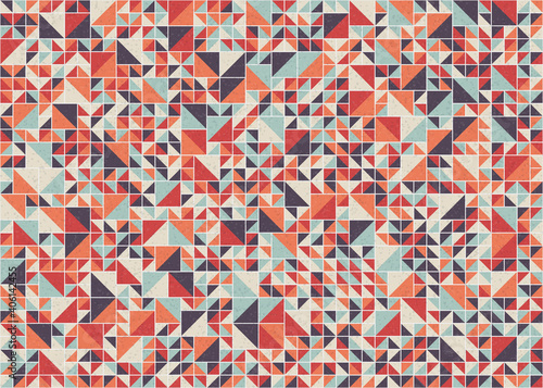 Abstract Geometric Pattern generative computational art illustration