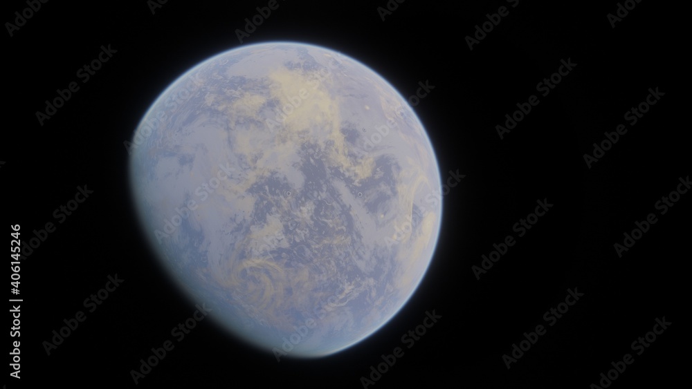 Fototapeta premium Planets and galaxy, science fiction wallpaper. Beauty of deep space. Billions of galaxy in the universe Cosmic art background 
