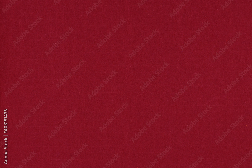 Fototapeta premium Clean red retro paper background. Vintage cardboard texture. Grunge paper for drawing. Simple blank fabric pattern.