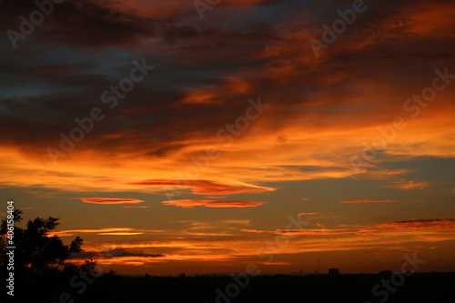 Sky  Sunset  Clouds  Red  Orange  London