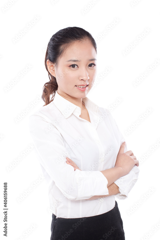 Portrait of a Young business woman standing Portrait of a Young business woman standing