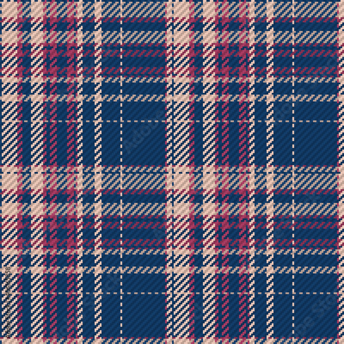 Seamless pattern of scottish tartan plaid. Repeatable background with check fabric texture. Vector backdrop striped textile print.