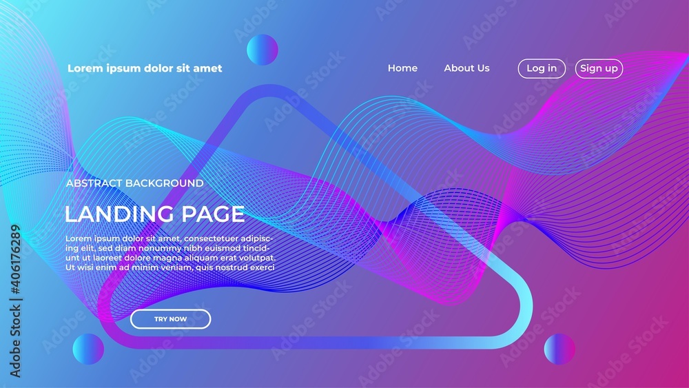 landing page blue wave background. abstract modern website background. geometry shape for banner, sales promotion and business presentation landing page blue wave background. abstract modern website background. geometry shape for banner, sales promotion and business presentation
