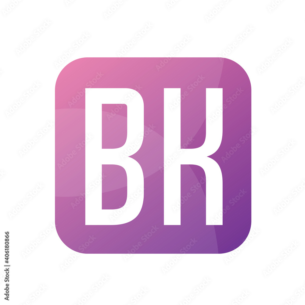 BK Letter Logo Design With Simple style BK Letter Logo Design With Simple style