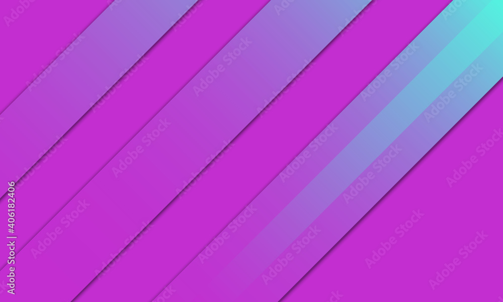 Fototapeta premium Abstract purple and blue gradient stripes background.