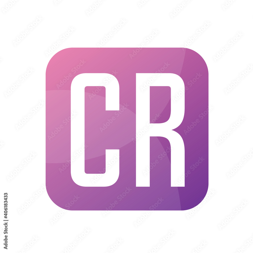 CR Letter Logo Design With Simple style CR Letter Logo Design With Simple style