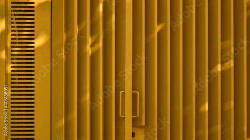 Yellow Amarillo Vertical Lines