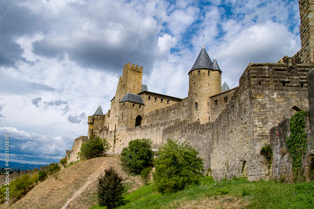 Ciudadela medieval, Carcasona, Francia.