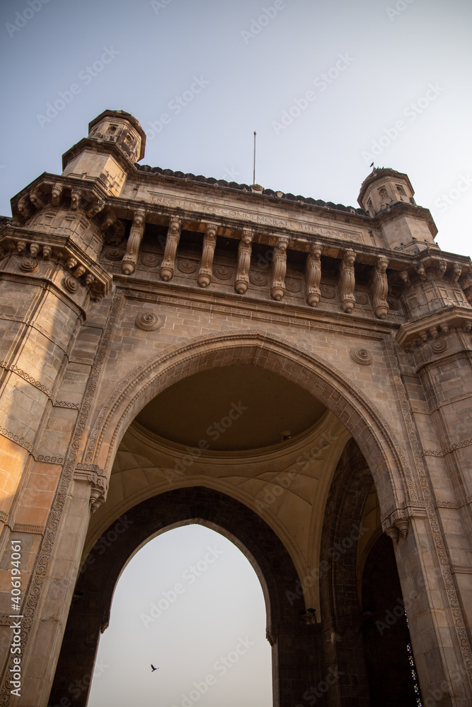 Gate way of india, low angle